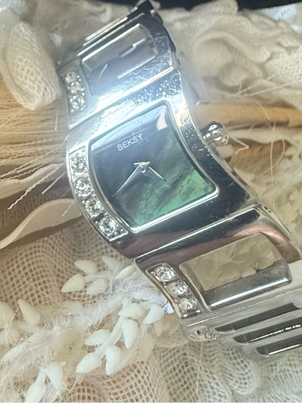 Seksy Silver Bracelet Watch